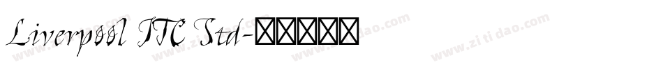 Liverpool ITC Std字体转换